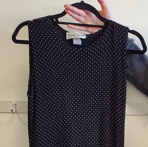 Polka dot maxi dress